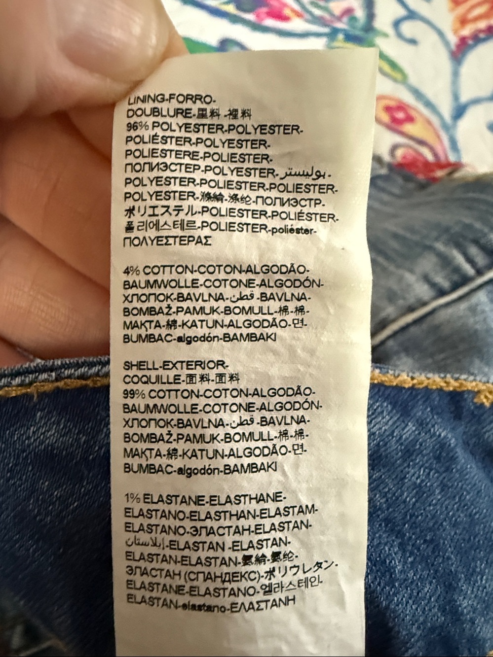 Desigual Vintage-Inspired Denim and Print Mini Skirt Size: EUR 38 (8) - Picture 12 of 12